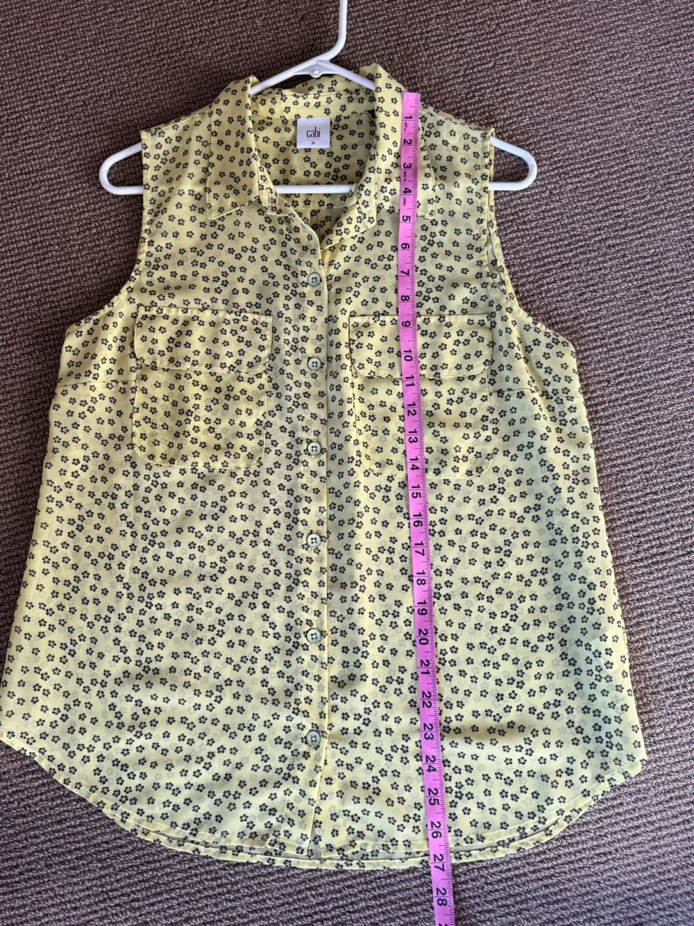 ☀️ CABI ‘Viola’ Yellow Spring Daisy Top